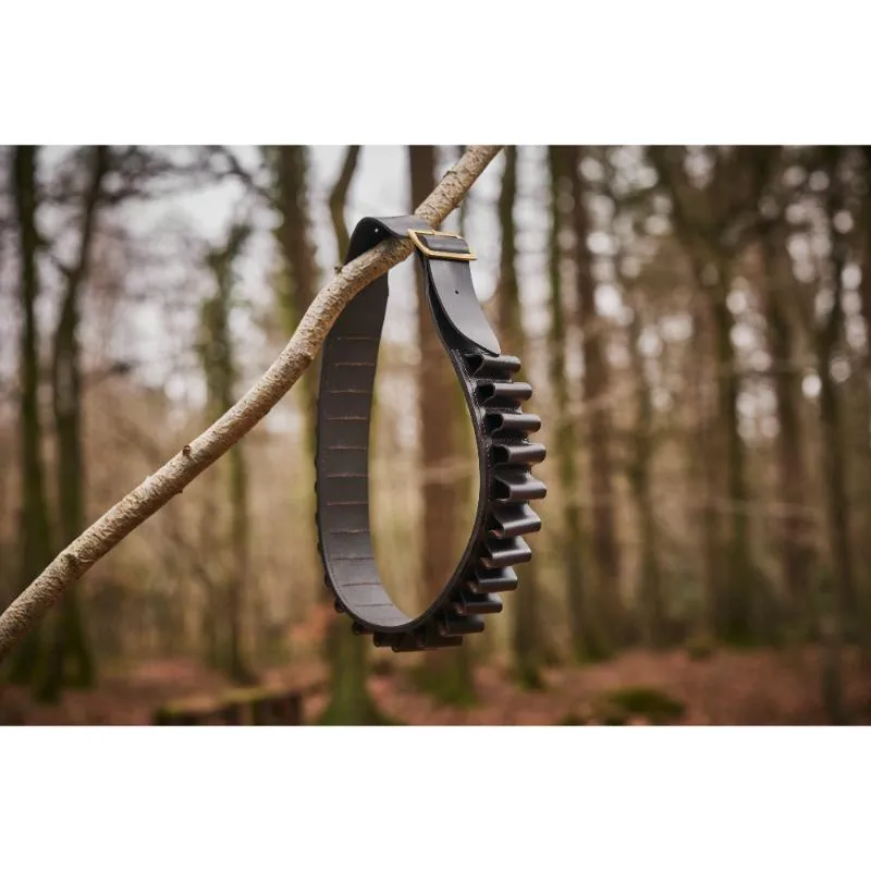 Leather Cartridge Belt - Brown