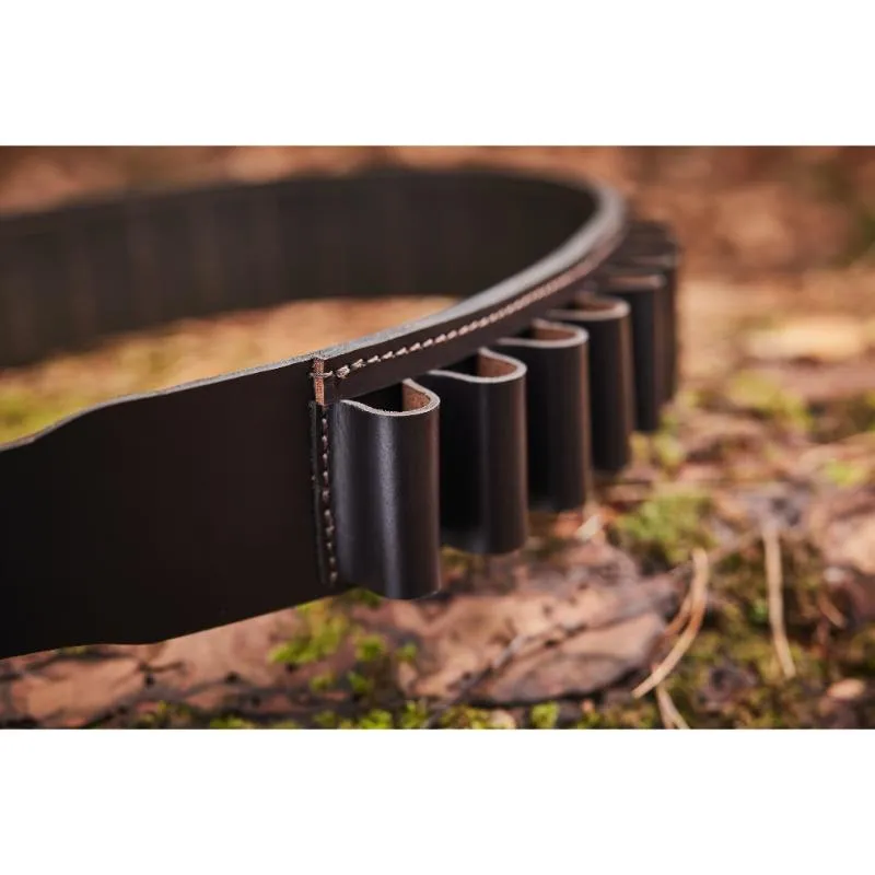 Leather Cartridge Belt - Brown