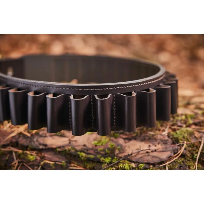 Leather Cartridge Belt - Brown