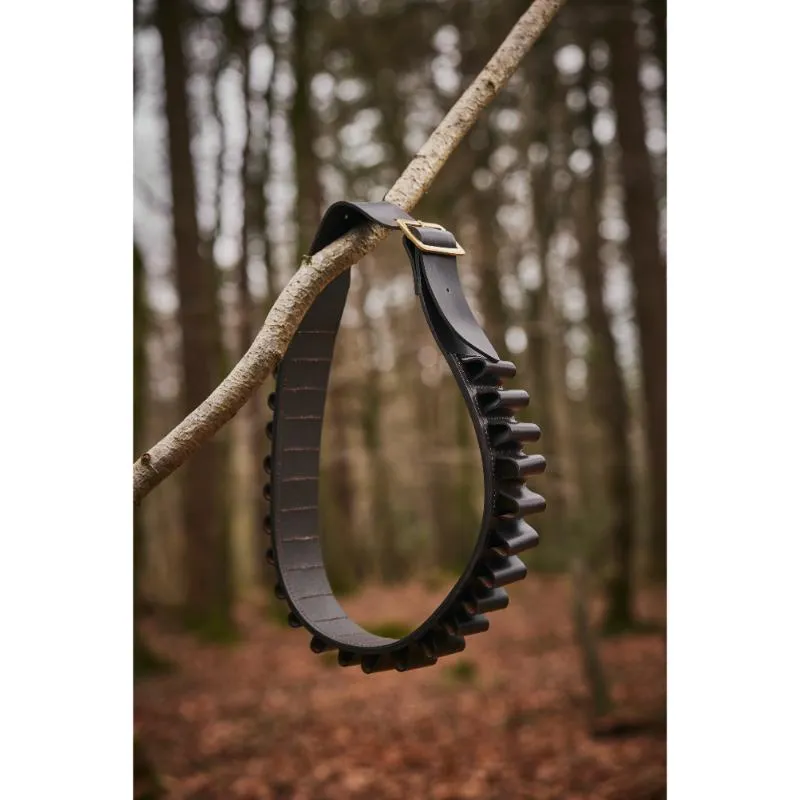 Leather Cartridge Belt - Brown