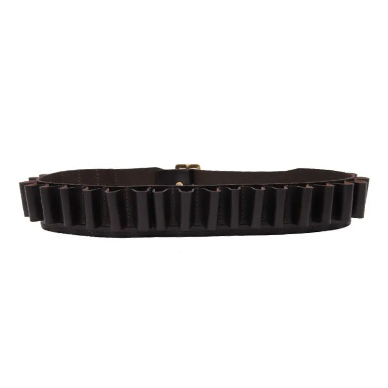 Leather Cartridge Belt - Brown