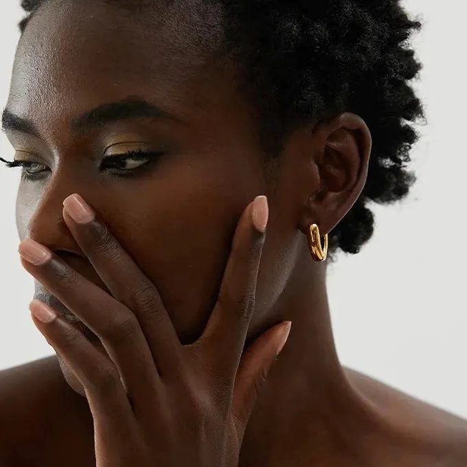 Lily Bold Hoops