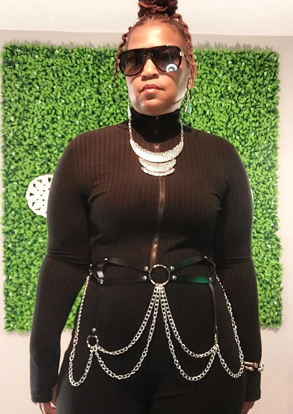 Link Chain Harness Belt - Plus Size