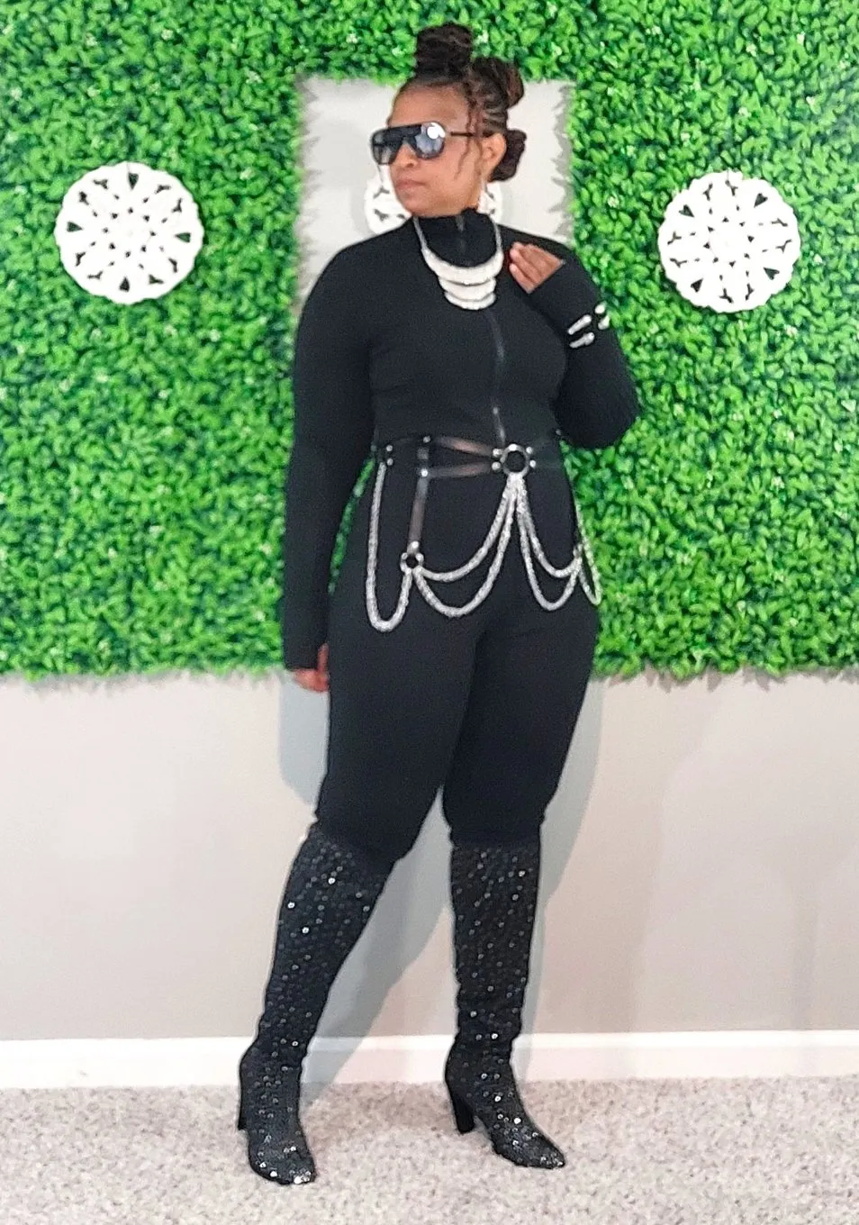 Link Chain Harness Belt - Plus Size