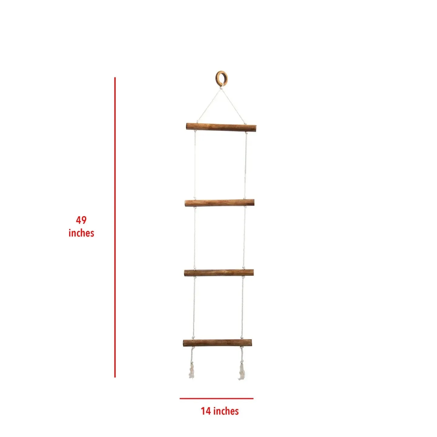 Macrame Hanging Blanket Ladder