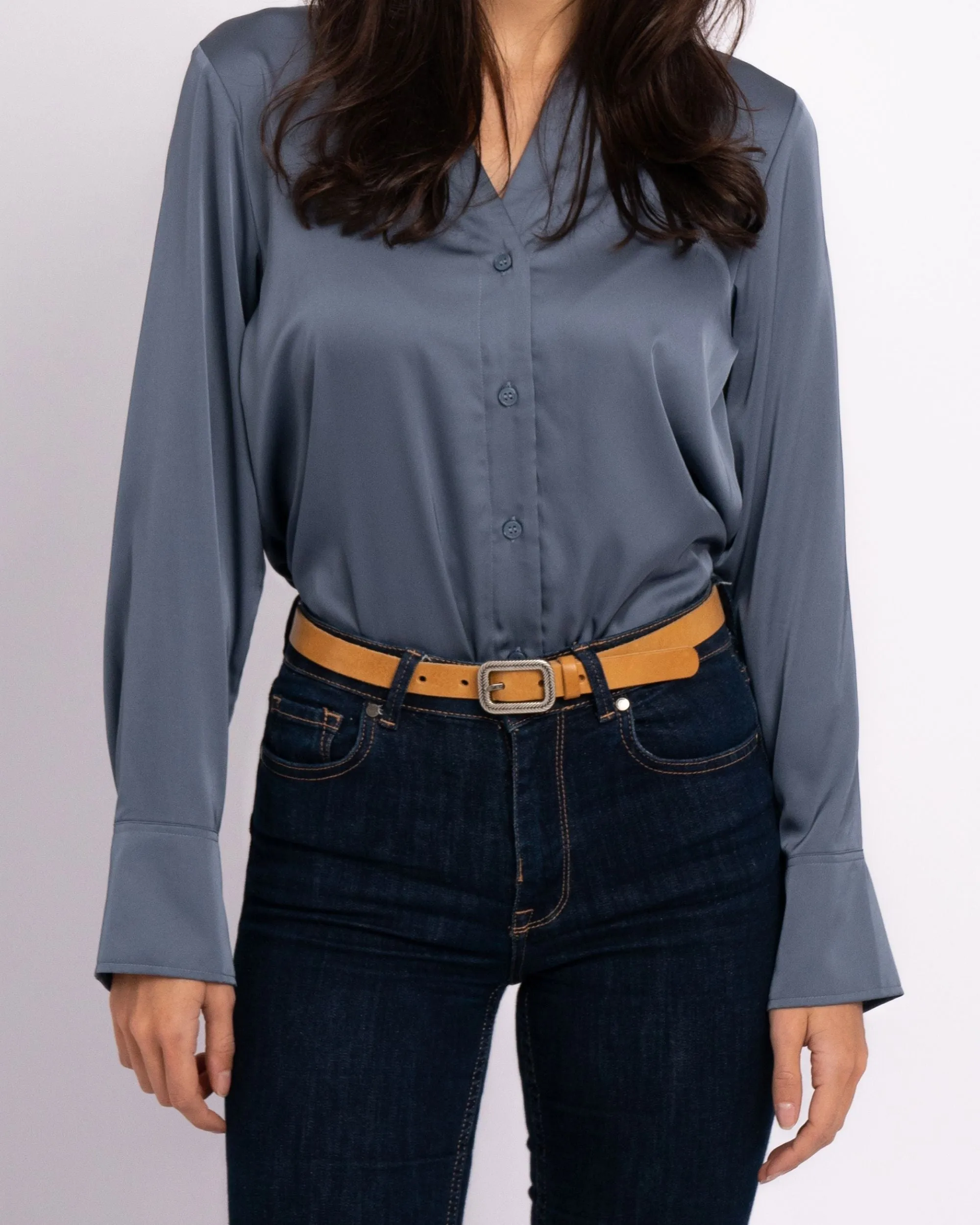 MADE TO ORDER Alina | Vintage Skinny Leather Belt