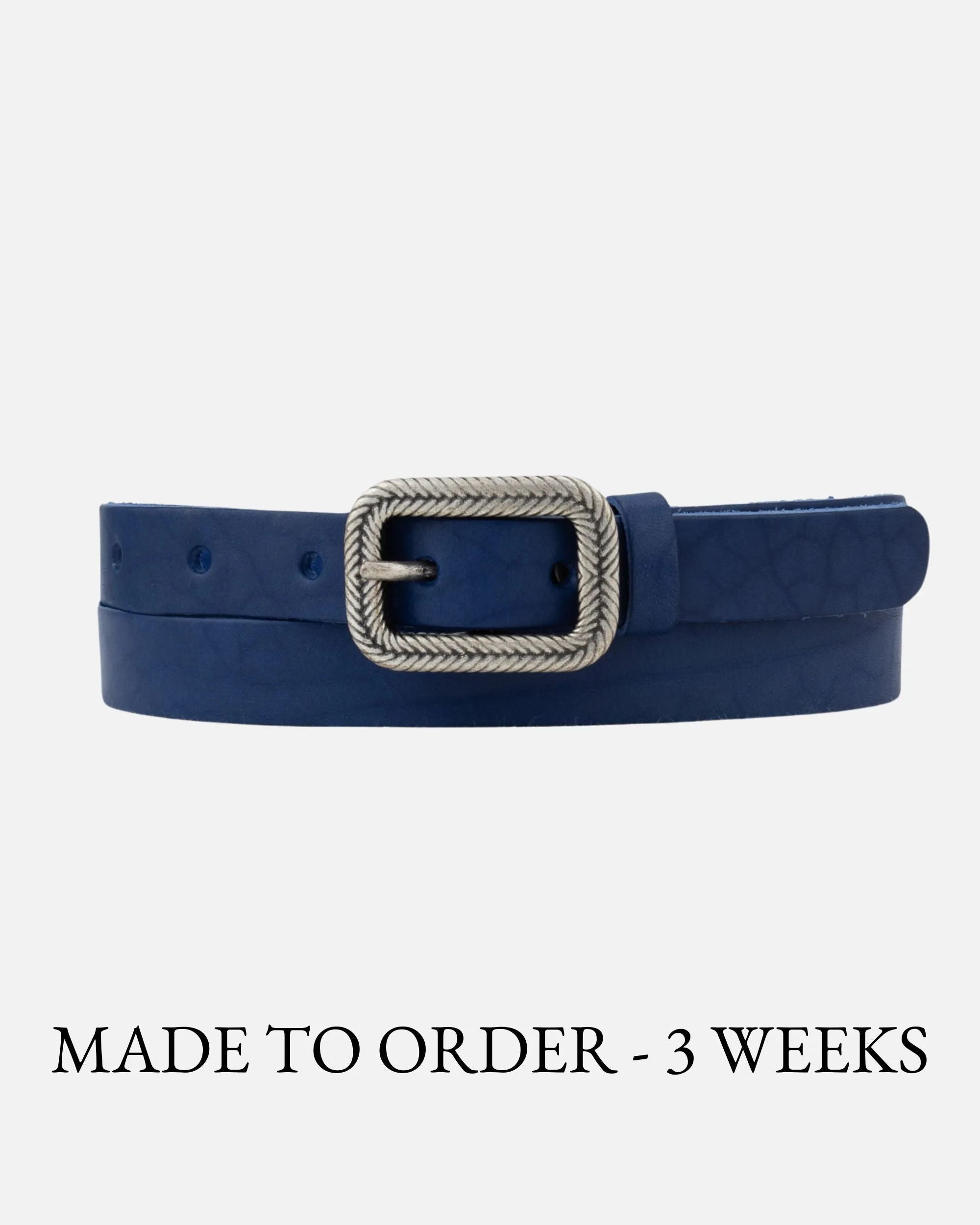 MADE TO ORDER Alina | Vintage Skinny Leather Belt