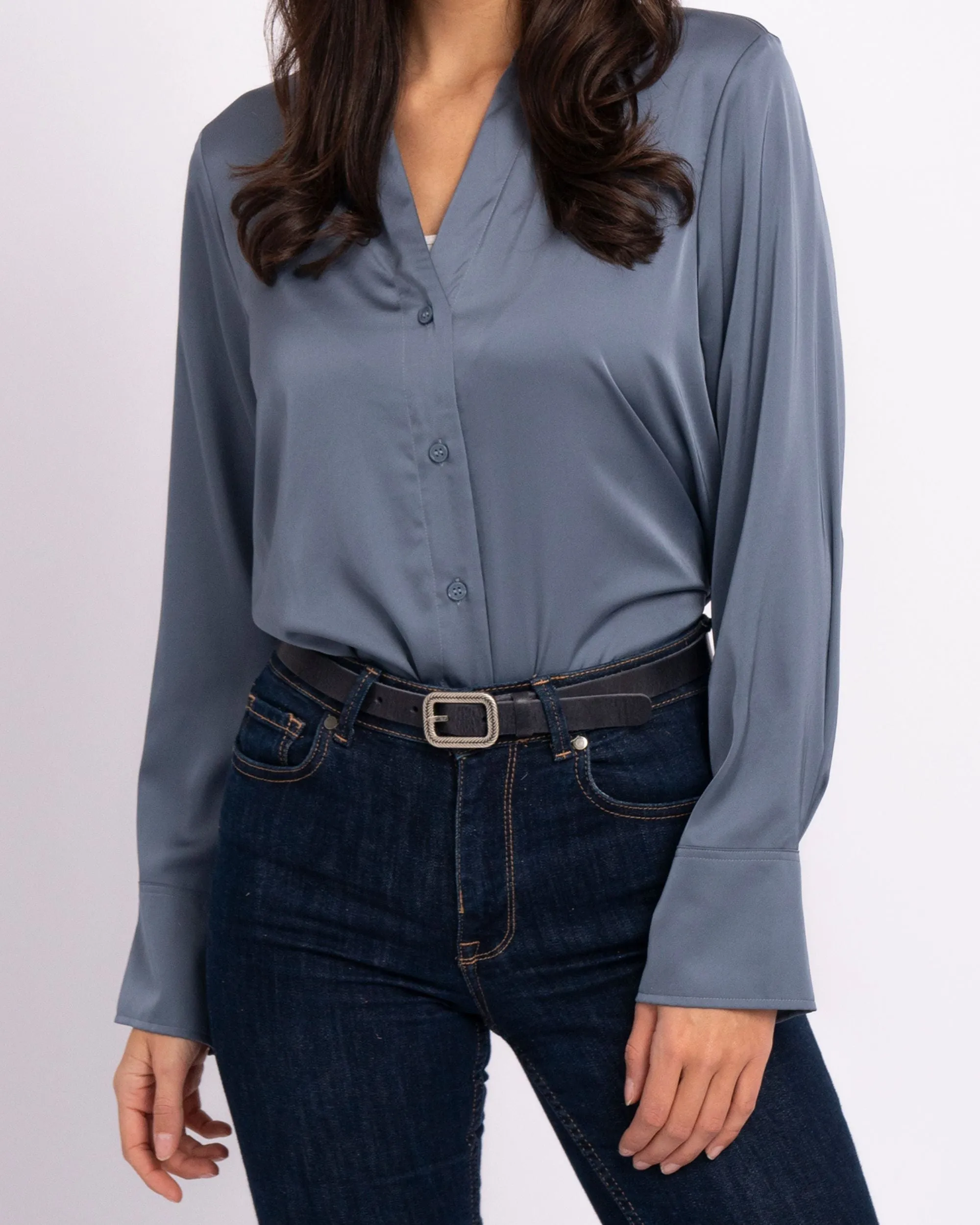 MADE TO ORDER Alina | Vintage Skinny Leather Belt