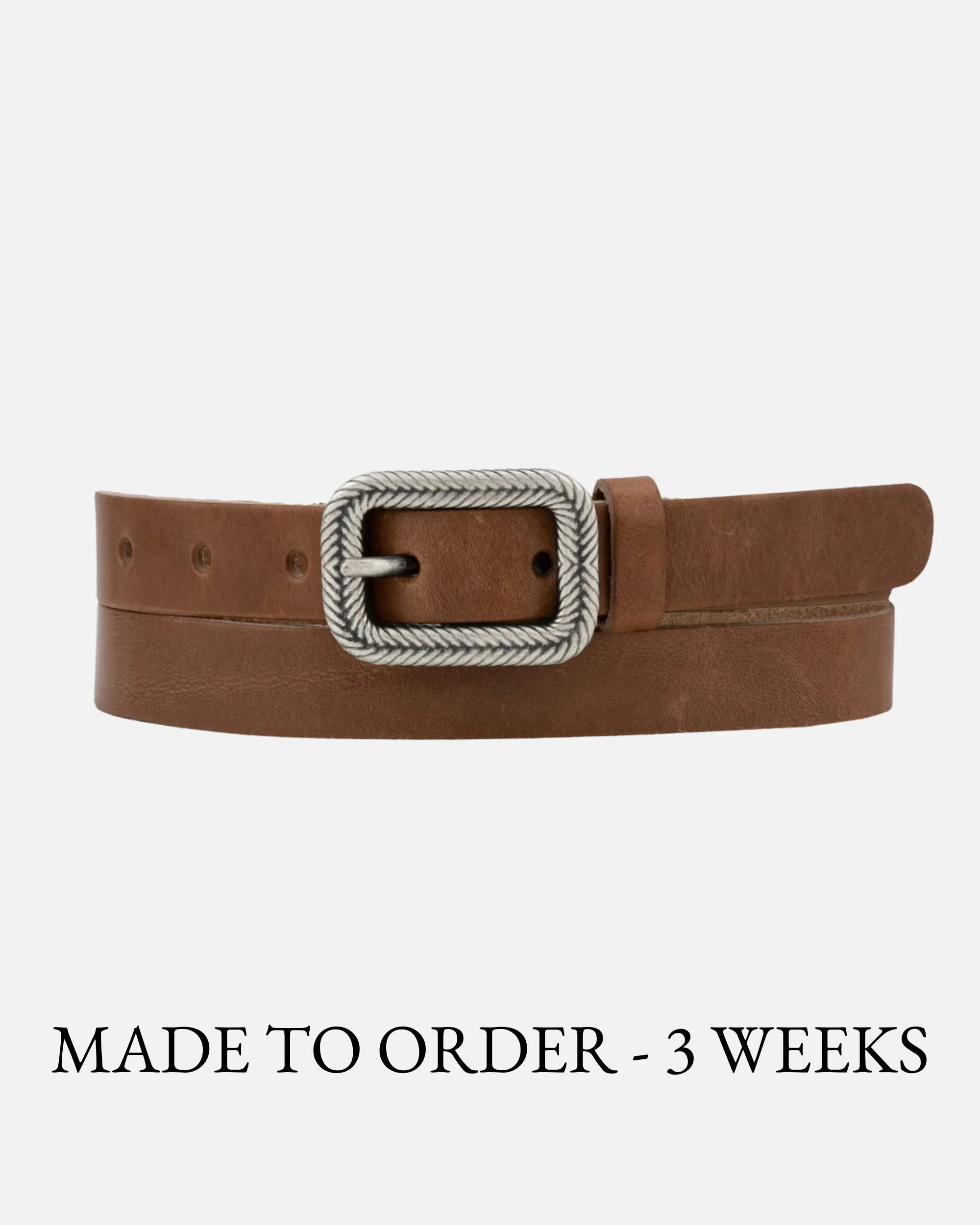 MADE TO ORDER Alina | Vintage Skinny Leather Belt