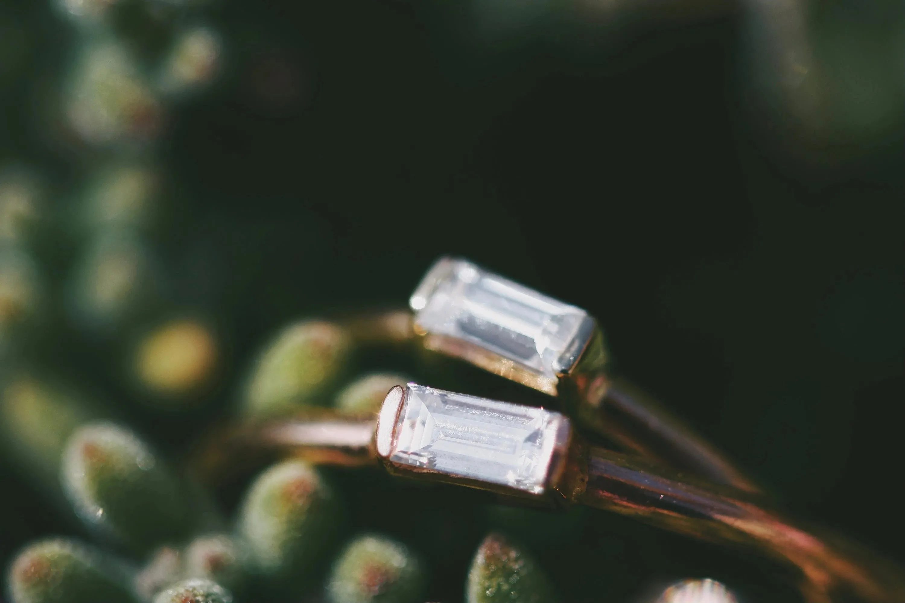 Mini April   Angel Stackable Ring