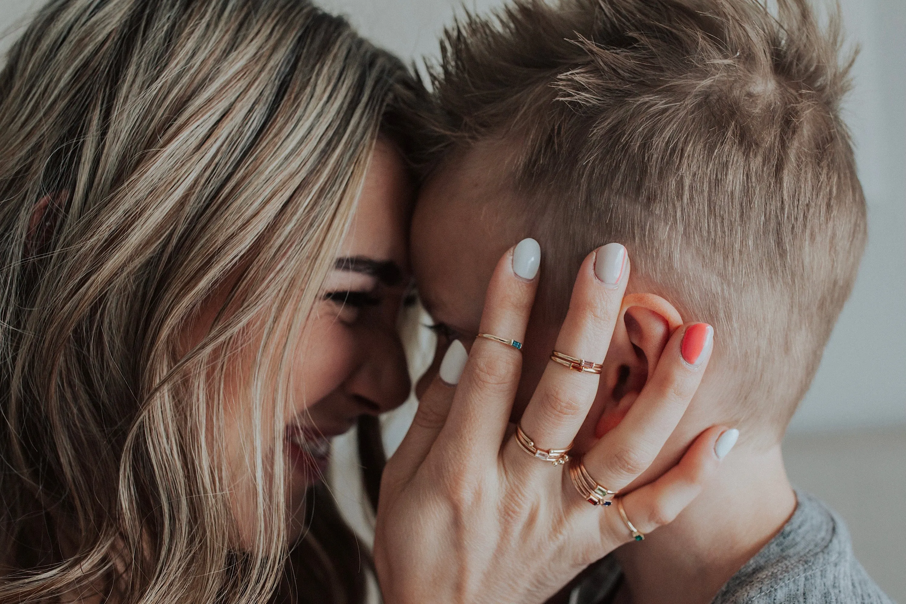 Mini February Stackable Ring