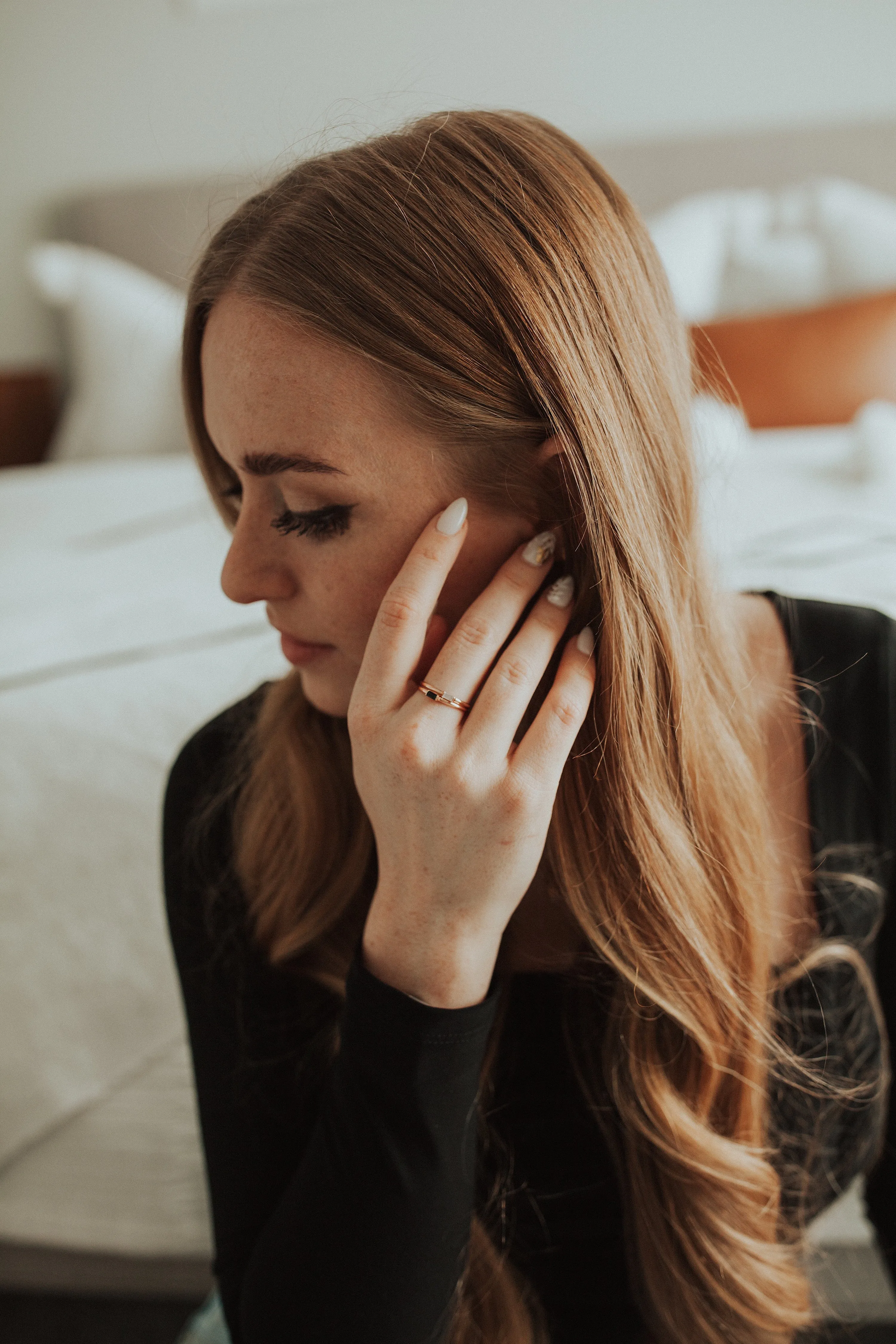 Mini February Stackable Ring
