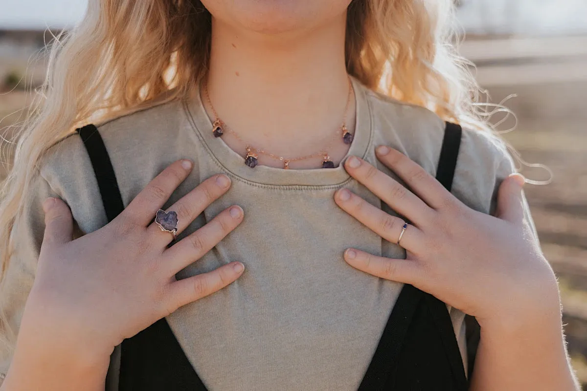 Mini February Stackable Ring