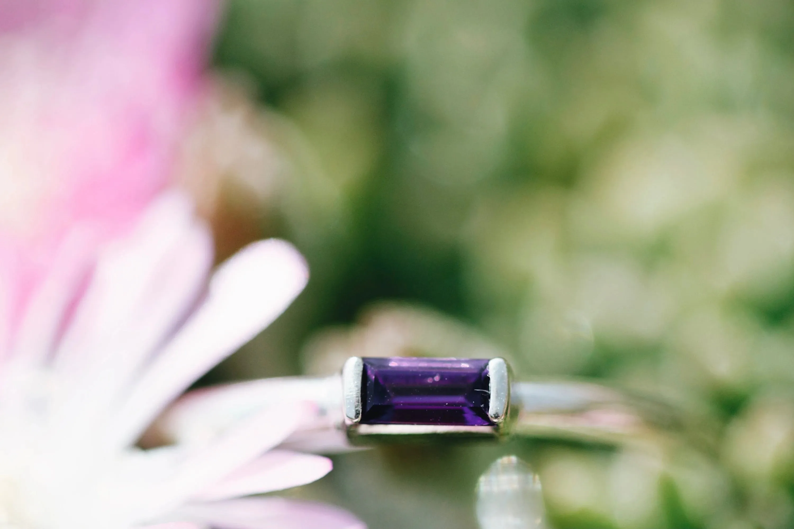 Mini February Stackable Ring