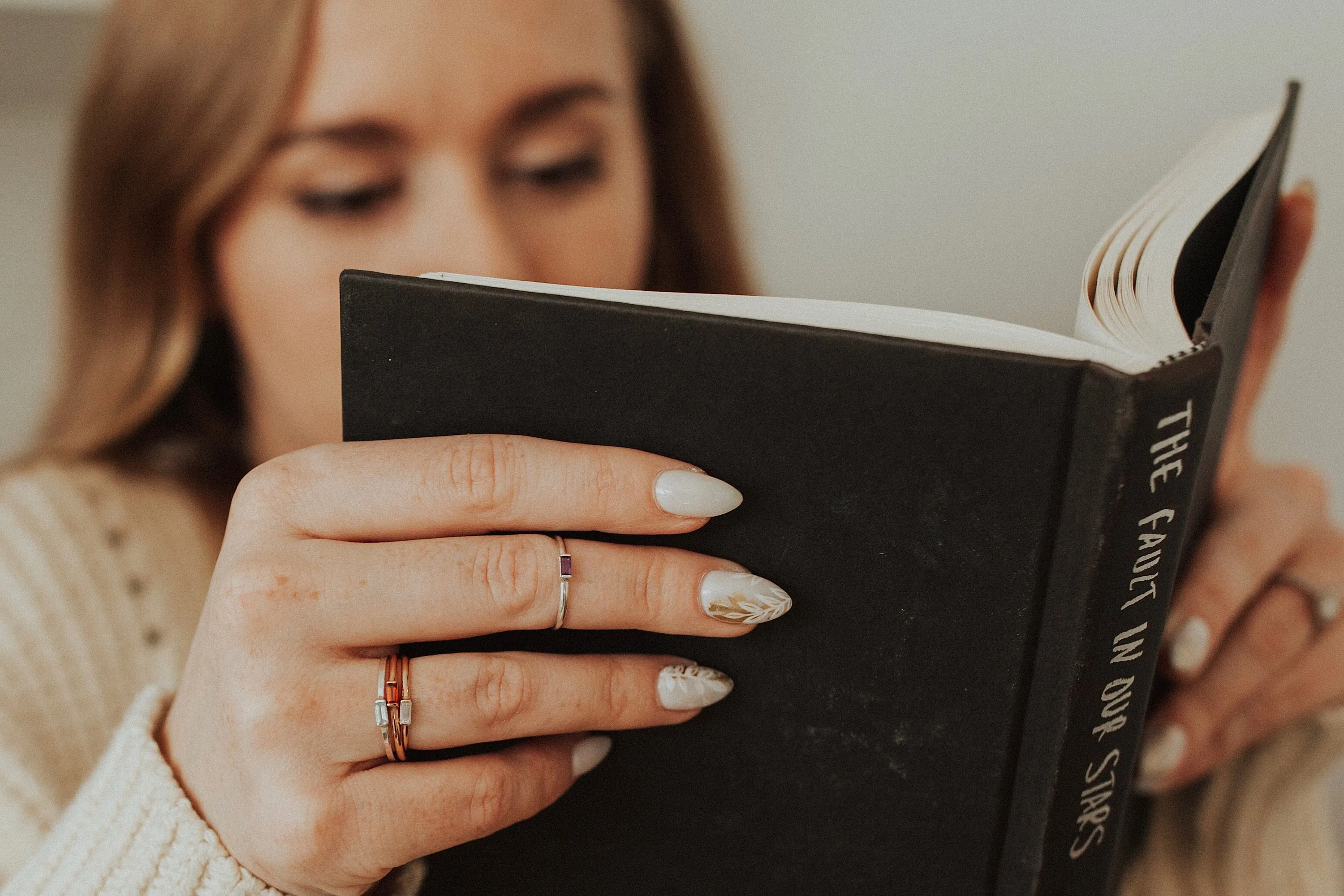 Mini February Stackable Ring