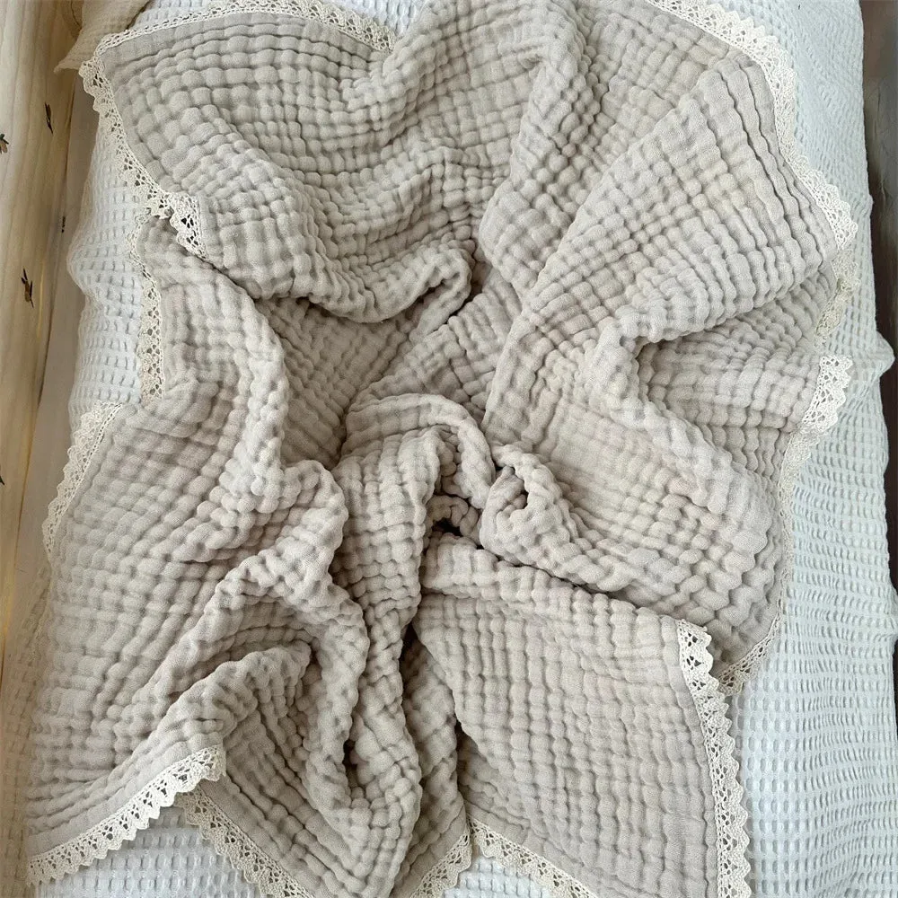 Newborn 6 Layer Gauze Muslin Swaddle