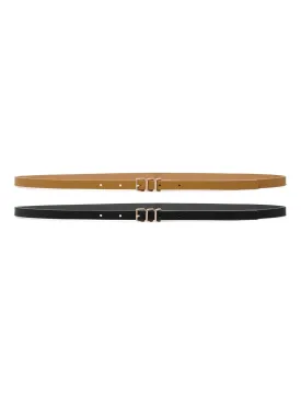 Nina Skinny Belt 2 Pack