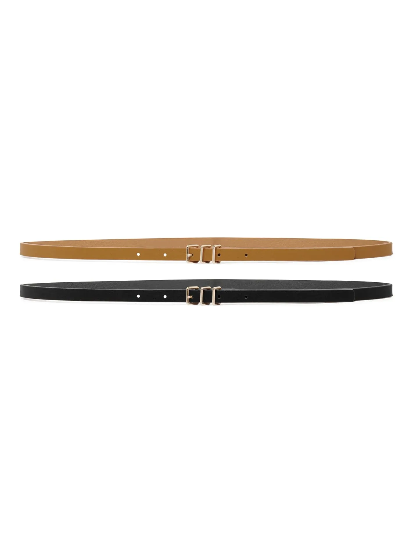 Nina Skinny Belt 2 Pack