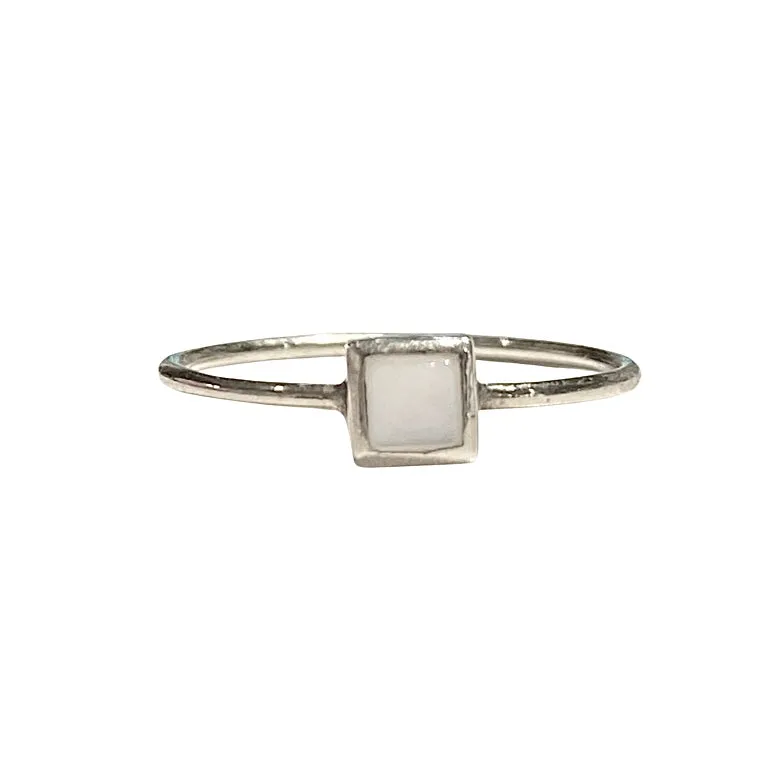 Noelly Square Gemstone Ring