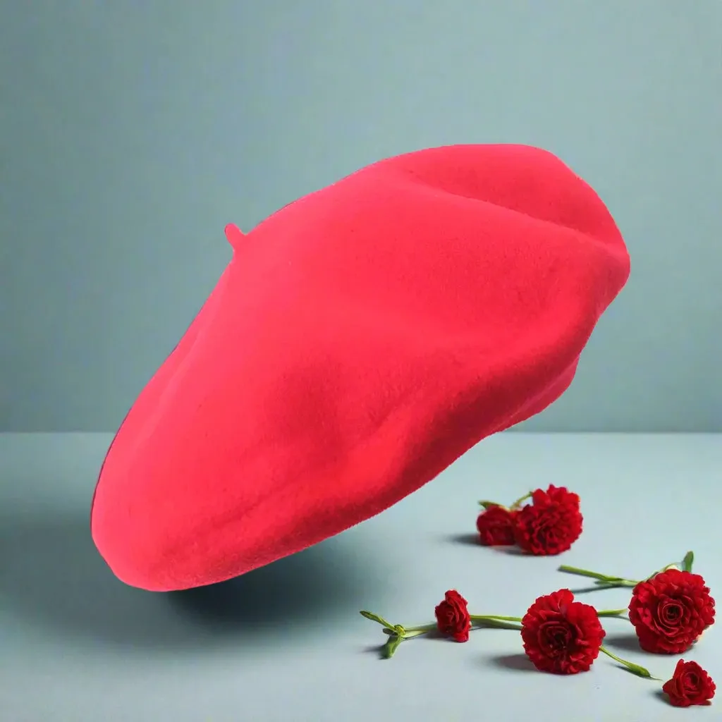 Oversized 100% Wool Beret