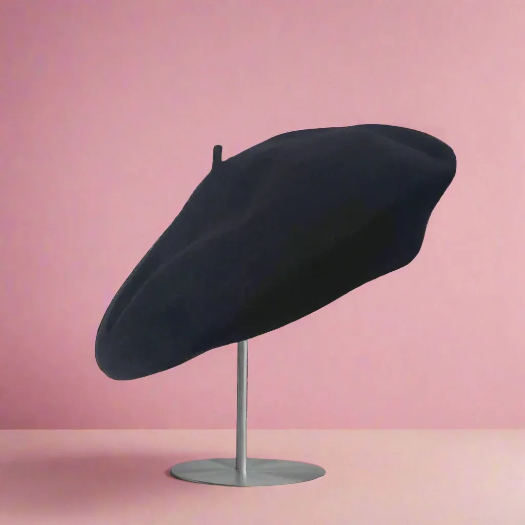 Oversized 100% Wool Beret