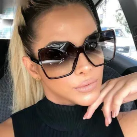 Oversized Vintage Square Sunglasses