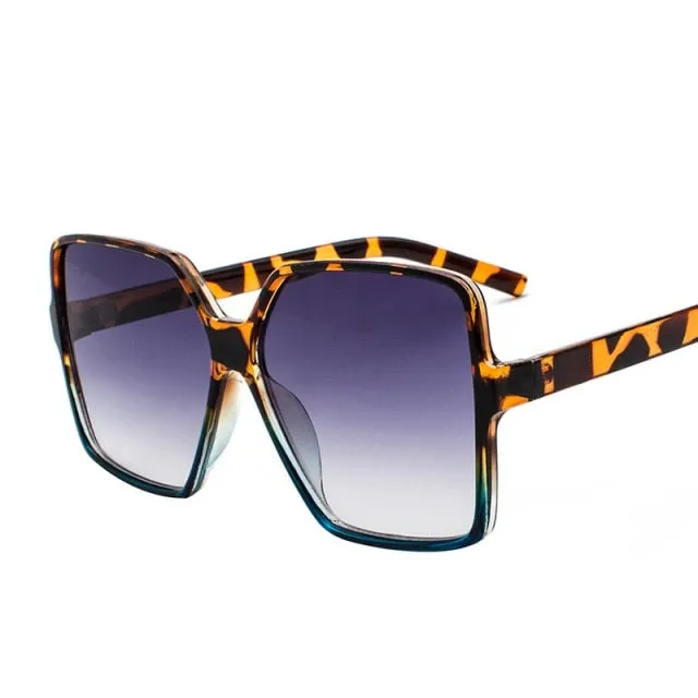 Oversized Vintage Square Sunglasses