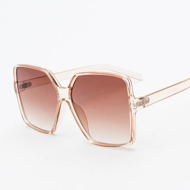 Oversized Vintage Square Sunglasses