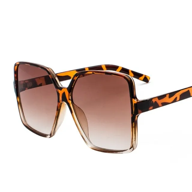 Oversized Vintage Square Sunglasses