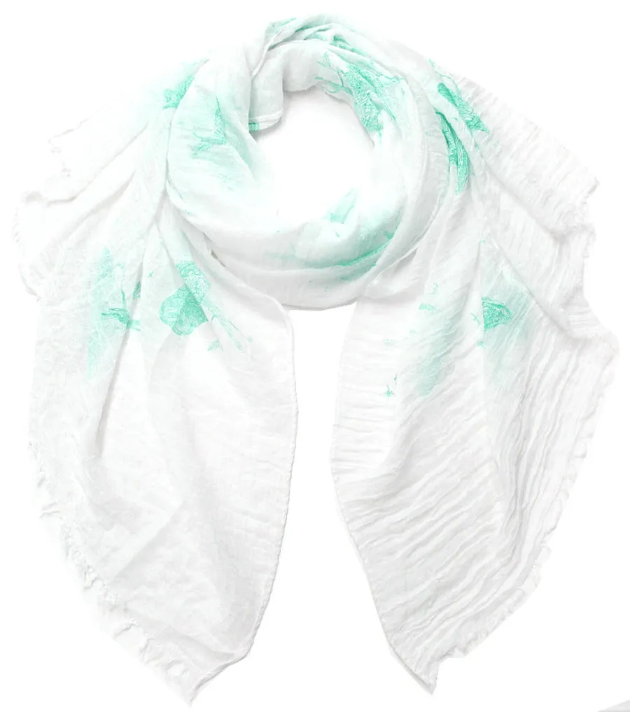 Owl Pattern Scarf