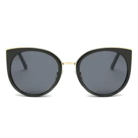 PALISADES SUNGLASS IN BLACK with GRAY LENSES
