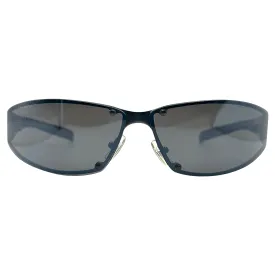PAPYRUS Black Sport Wraparound Sunglasses