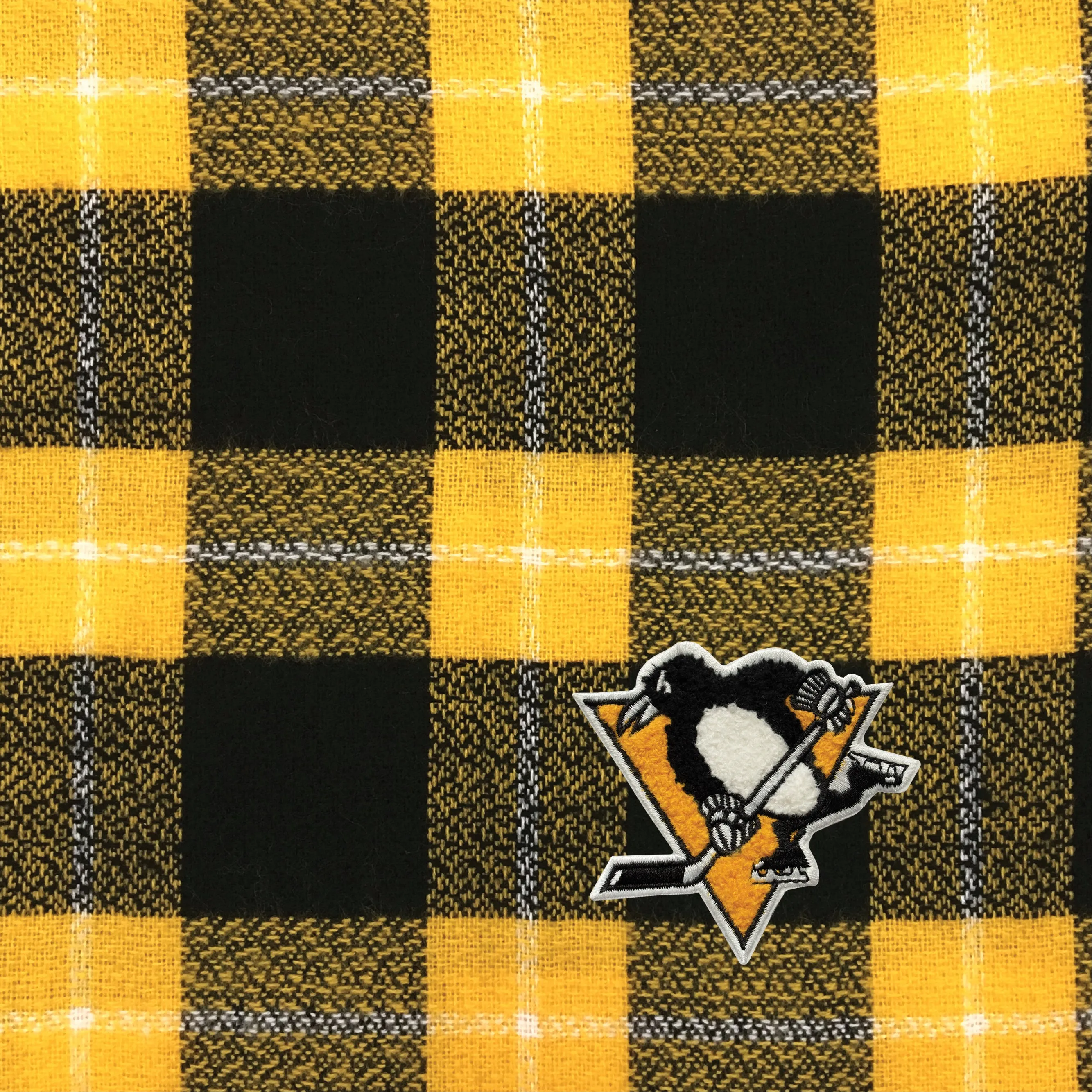 Pittsburgh Penguins Plaid Blanket Scarf