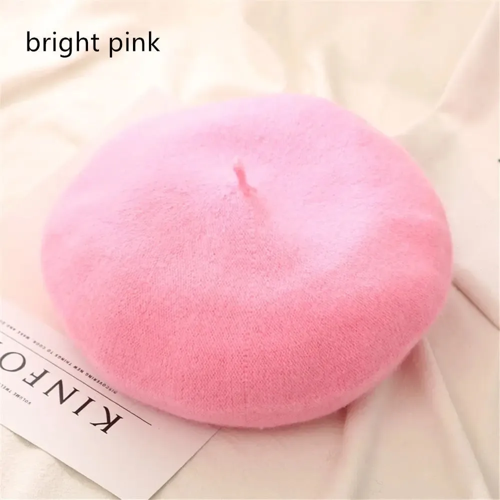 Plain Women's Wool Beret