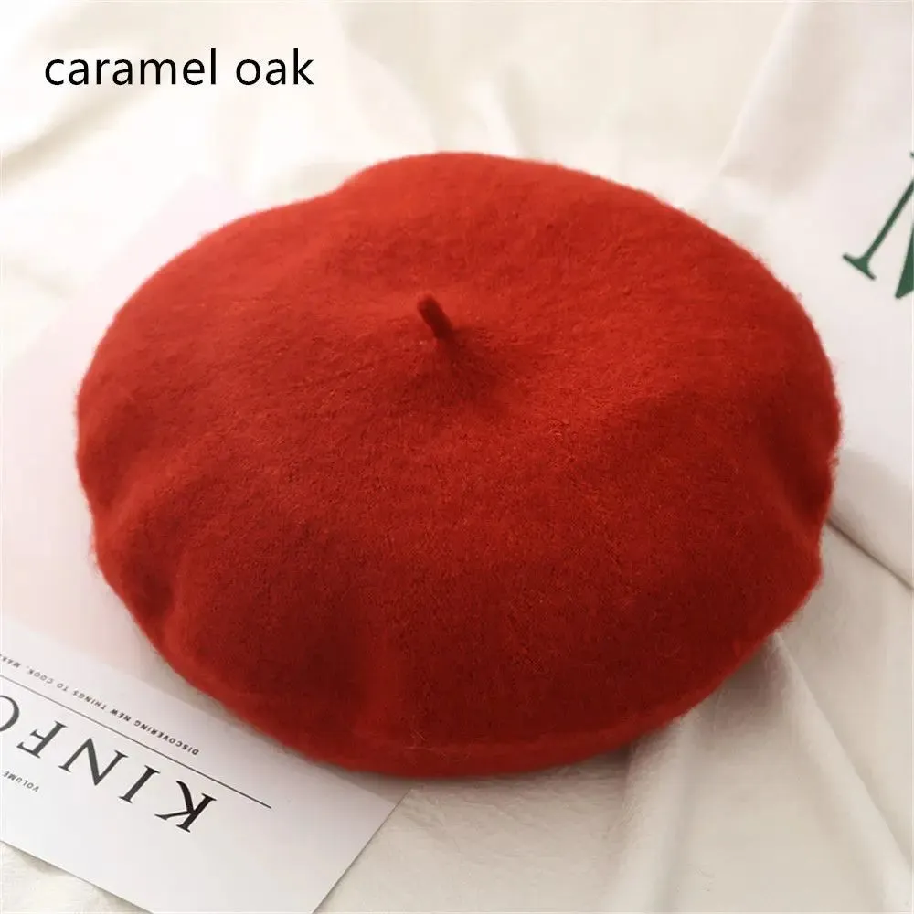 Plain Women's Wool Beret