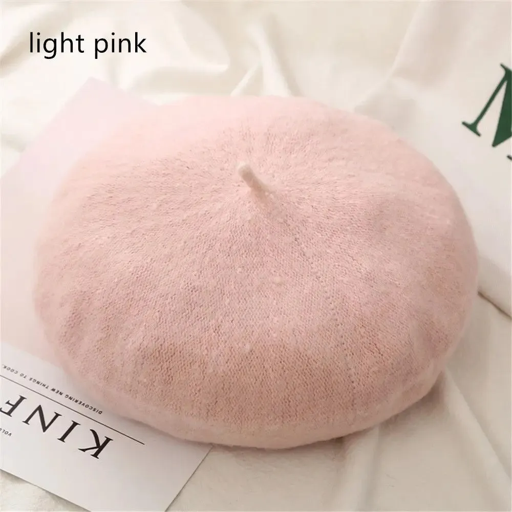 Plain Women's Wool Beret