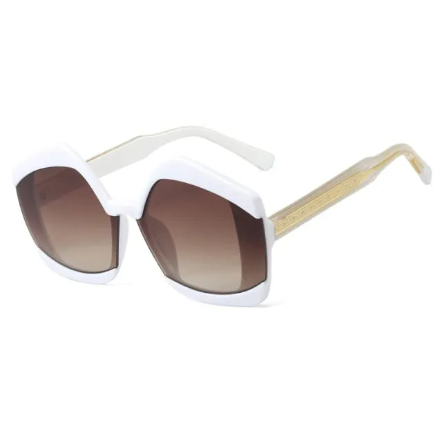 Polygon Goggle Square Sunglasses