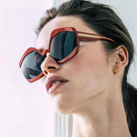 Polygon Goggle Square Sunglasses