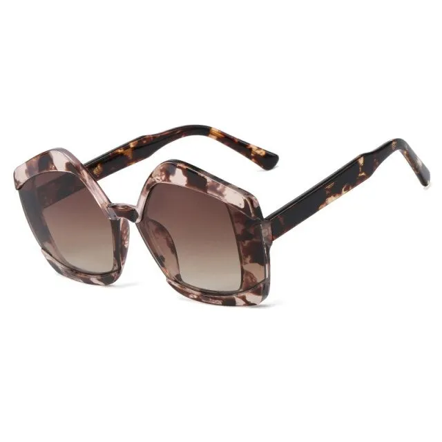 Polygon Goggle Square Sunglasses