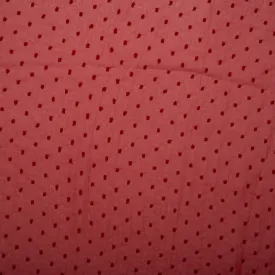 Printed polyester - OLIVIA - Stitch - Chili red
