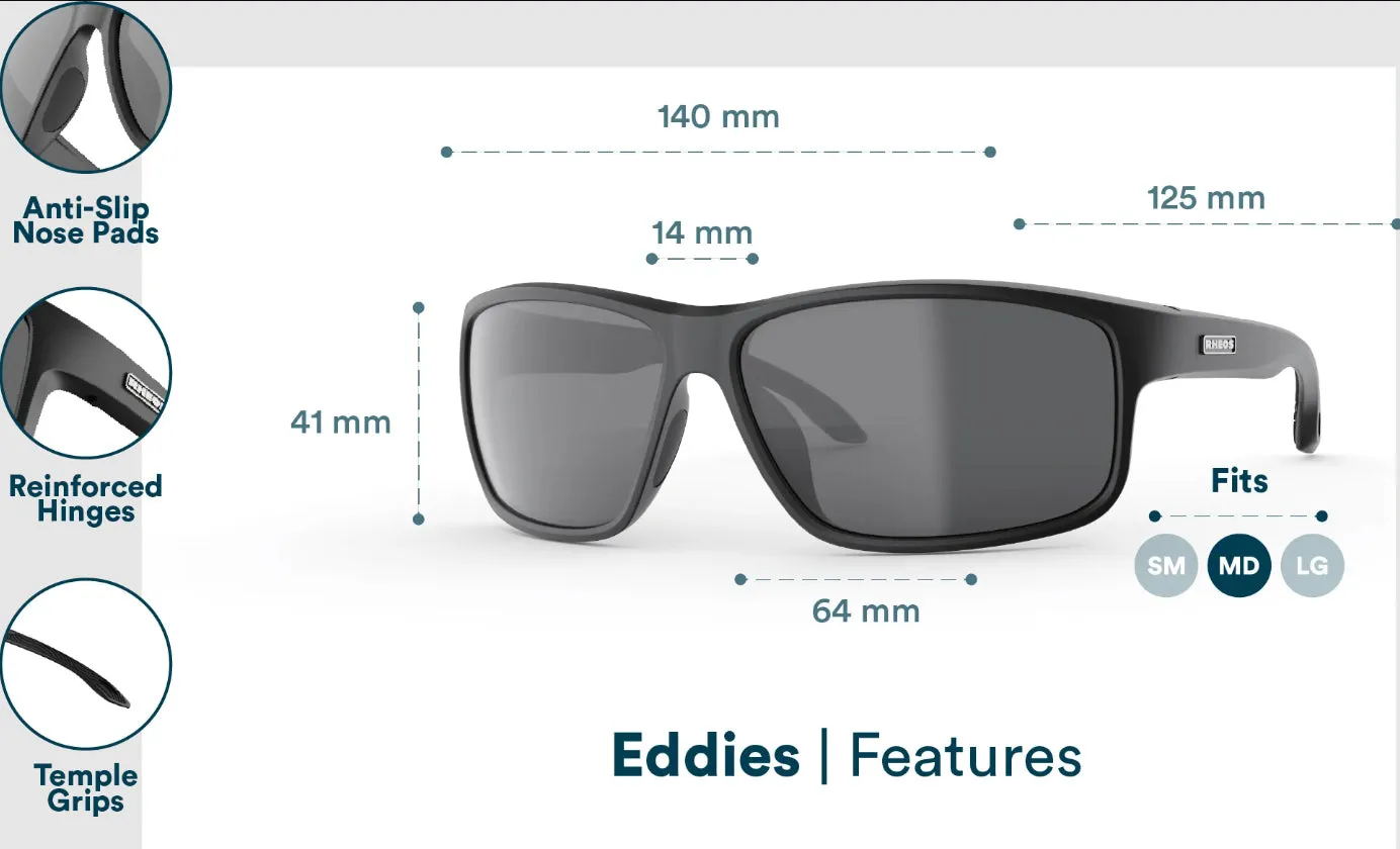 Rheos Eddies Floating Boating & Fishing Polarized Anti-Glare Sunglasses