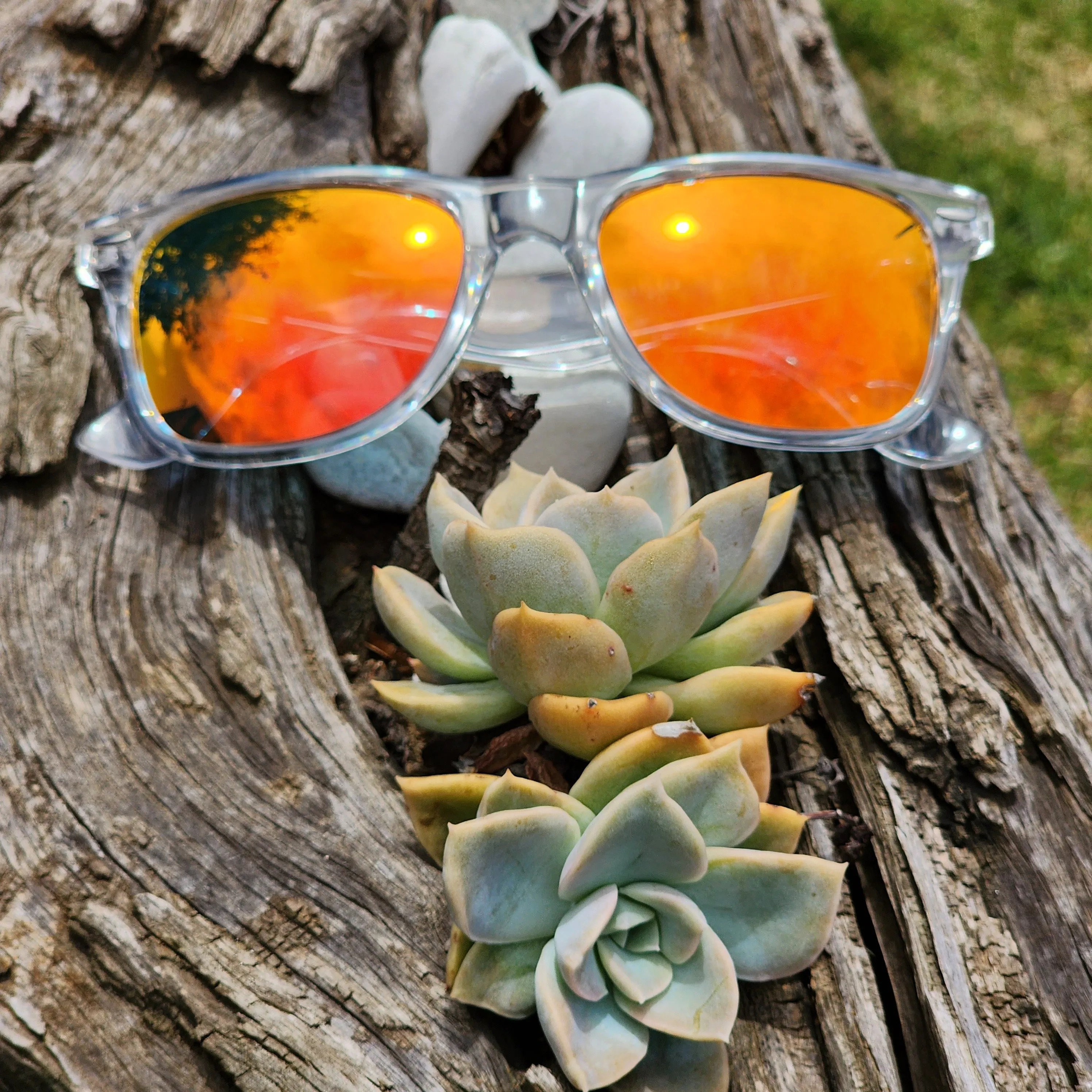 SekelBoer WarBlade Clear Frame & Red Lense