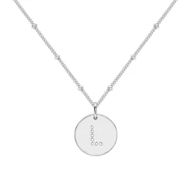 Silver Alphabet L Necklace