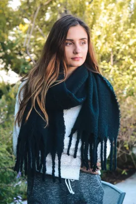 SO COZY SCARF - BLACK