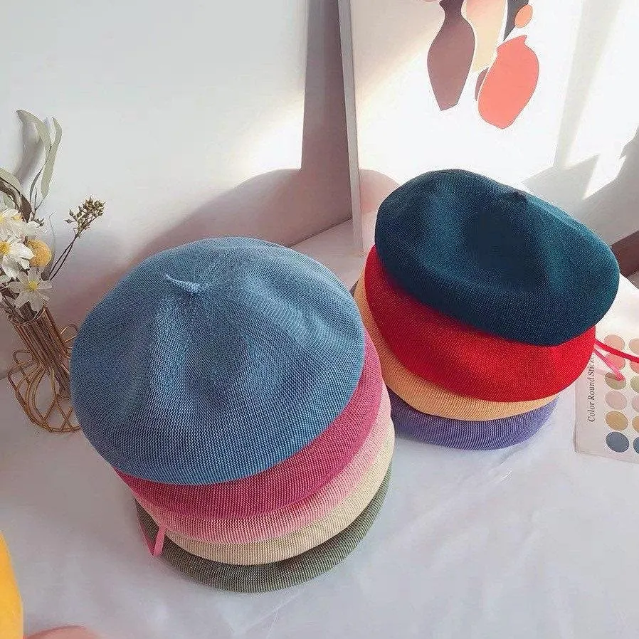 Solid Color Summer Beret