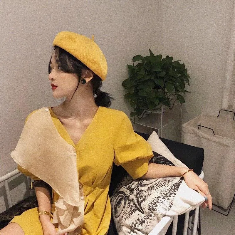 Solid Color Summer Beret