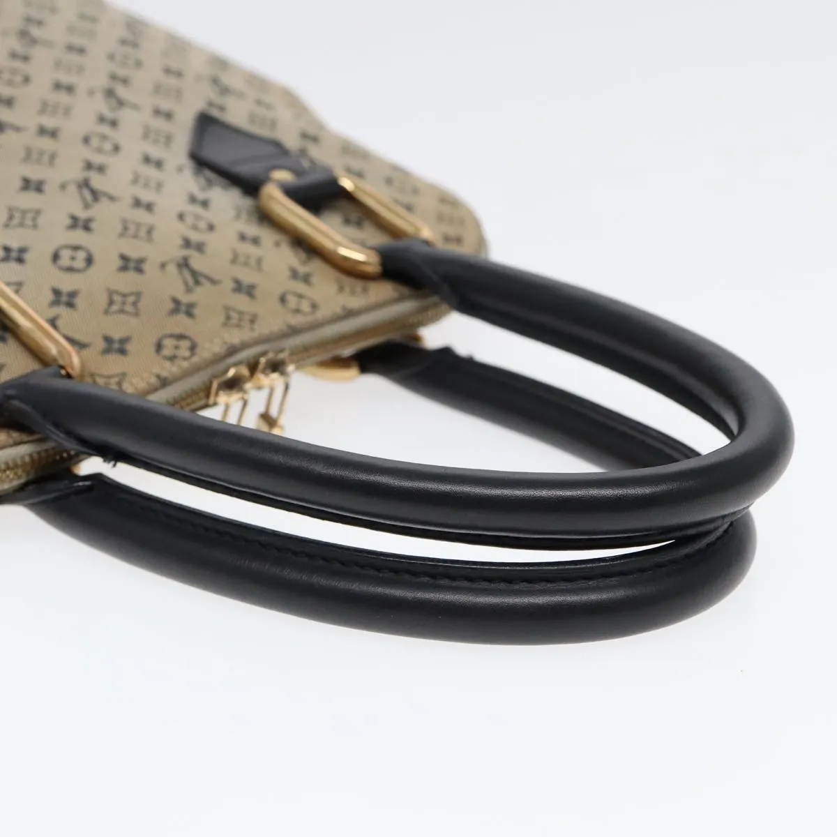 Trendy Inspired Louis Vuitton Monogram Mini Alma Haut Hand Bag Blue M92202 Lv Auth 89330