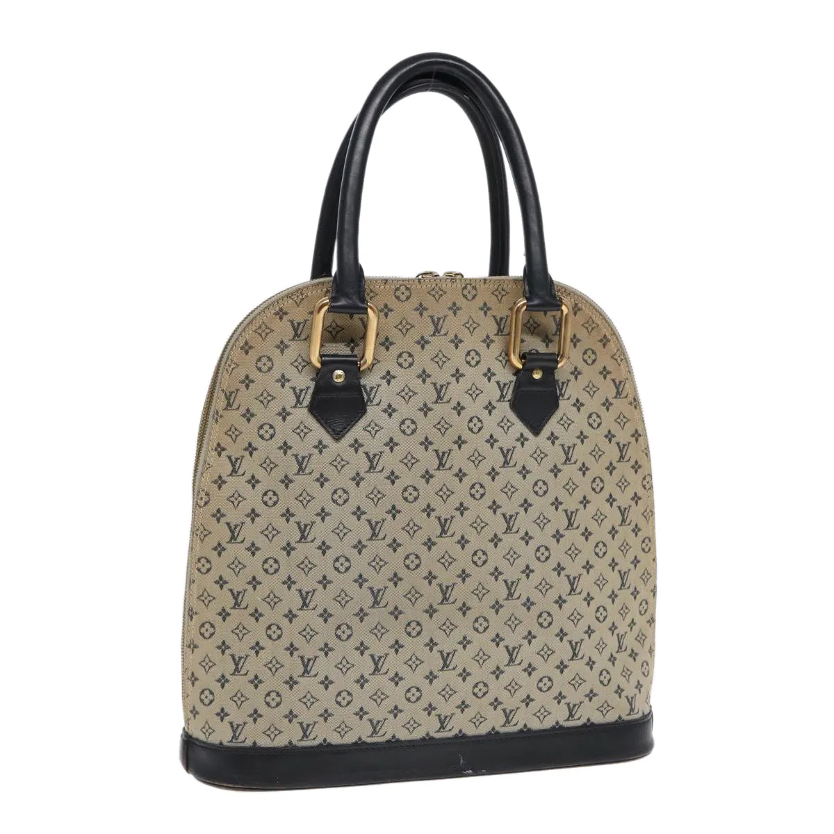 Trendy Inspired Louis Vuitton Monogram Mini Alma Haut Hand Bag Blue M92202 Lv Auth 89330