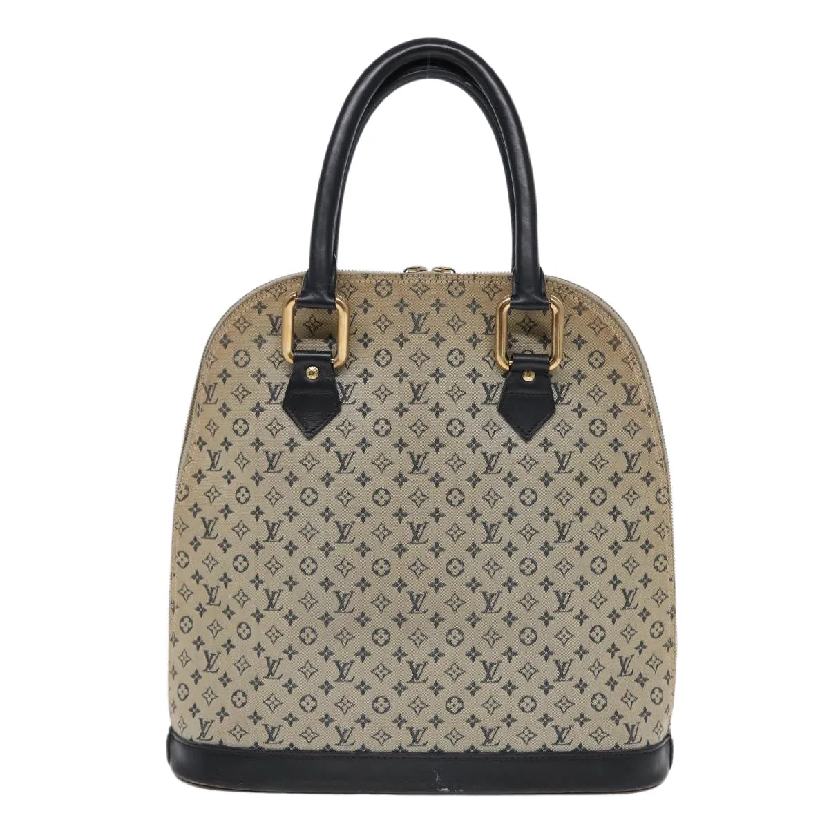 Trendy Inspired Louis Vuitton Monogram Mini Alma Haut Hand Bag Blue M92202 Lv Auth 89330