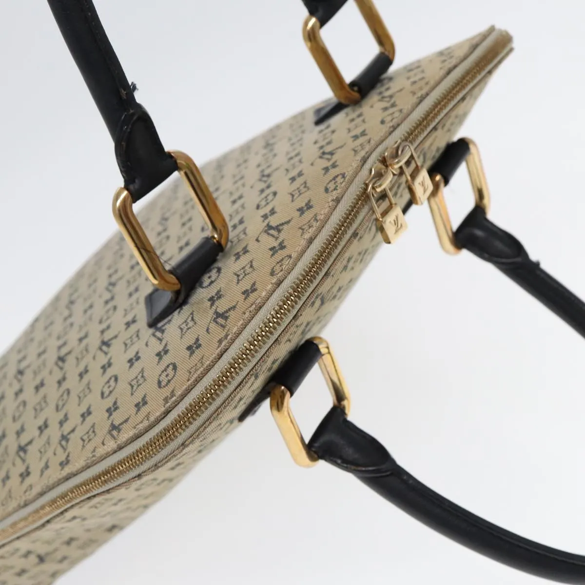 Trendy Inspired Louis Vuitton Monogram Mini Alma Haut Hand Bag Blue M92202 Lv Auth 89330